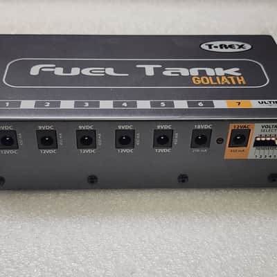 T-Rex Fuel Tank Goliath (450mA 5x (9V or 12V)+1x 18V+12VAC) toroidal transformer pedal power supply image 3