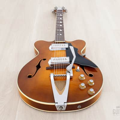 1960s Kay Jazz II Old Kraftsman-Branded Vintage Hollowbody Electric Guitar w/ Kleenex Box, Case image 12