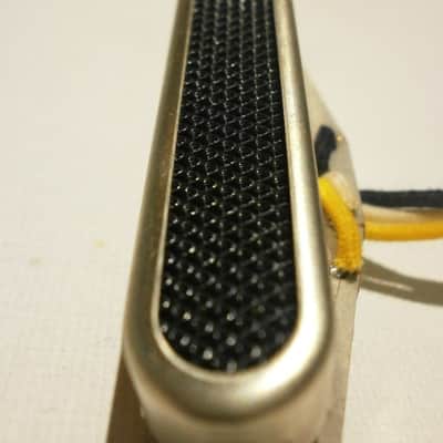 Telecaster Neck Pickup Raw Non Plated Open Cover Black Foil Alnico Hand Wound Coil Tap by Q pickups image 4