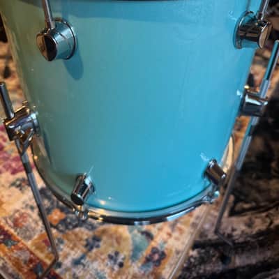 Lemon T950 Pro 4pc Electric Drums (Roland, Alesis compatible) 20x12/13x13/13x5/10x5 - Blue Sparkle image 8