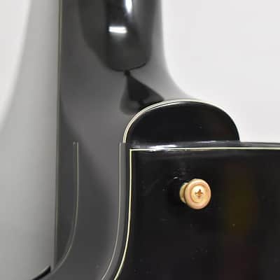 1993 Jim Triggs Round Midnight Archtop Black Finish image 5