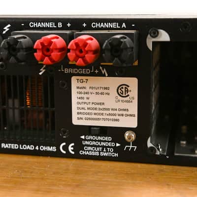 Electro-Voice (EV) TG-7 Tour-Grade Stereo Power Amplifier CG01YCB image 10