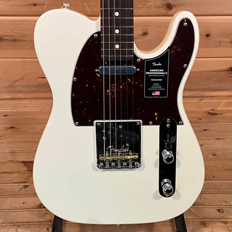 Fender American Professional II Telecaster Electric Guitar - Olympic White image 1