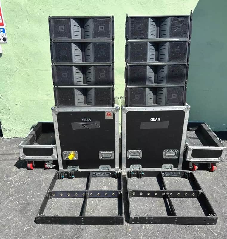 JBL Vertec VT4886 3-Way Line Array Speaker W/ Case/frames (lot of 8)THS image 1