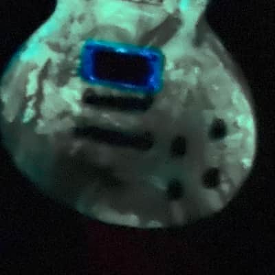 CeJota USA Custom - LP style Electric Guitar - Unique Glow in the Dark/Hydrodipped Finish image 16