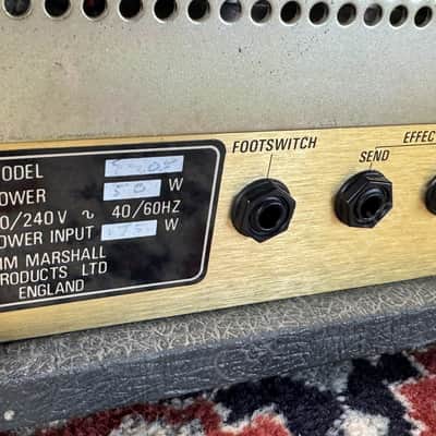 1984 Marshall - JCM 800 2205 - 2 Kanal mit Hall - ID 5633 image 12