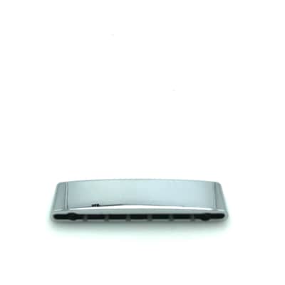 Trapeze Tailpiece String Holder Plate - Chrome image 1