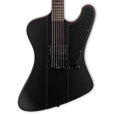 ESP LTD Phoenix Black Metal Guitar w/ a Fishman Fluence Pickup - Black Satin image 1