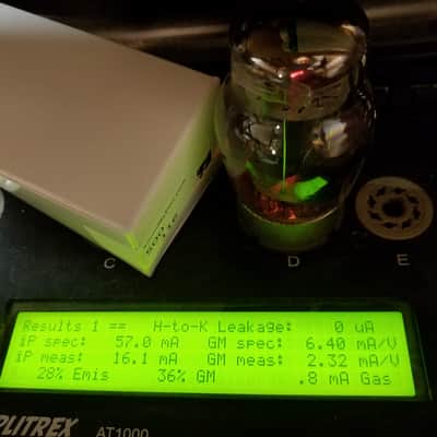 Tung-Sol 6550 Beam Power Pentode AT1000 Weak Vacuum Tube 3-hole 3 getters premium 1963-1970 image 2