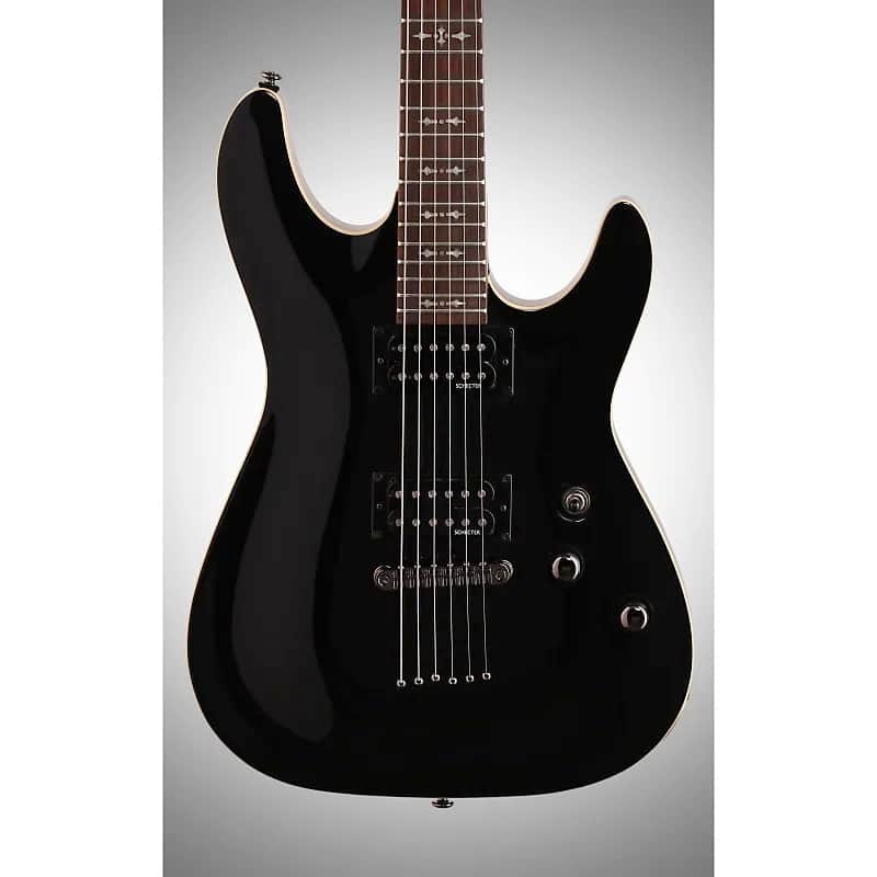 Schecter Omen-6 2025 - Gloss Black image 1