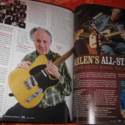 Vintage Guitar Magazine From June 2019 Arlen Roth Issue image 4
