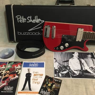 Eastwood Pete Shelley Signature Starway Buzzcocks 2007 Red Only 88 Made #20 image 2