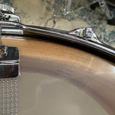 Slingerland 5.5x14" Artist Solid Maple Snare Drum 1960s - Gold Sparkle image 11