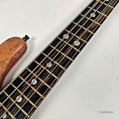 Warwick Masterbuilt P-Nut Signature III 5-string Blackwood Burl - 11.20lbs D 164317-26 image 14