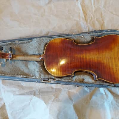 Antique Jacobus Stainer sized 4/4 violin, Austria 1695, Good, Repairs Needed image 3