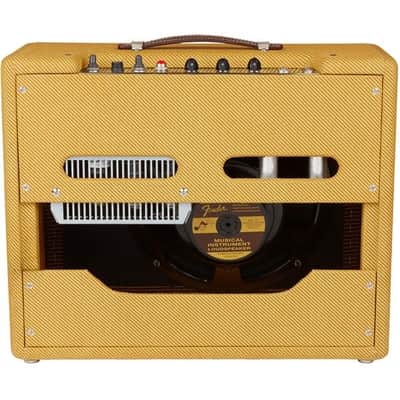 Fender 57 Custom Deluxe 12 Watt 1 x 12" Hand-Wired Tube Guitar Amplifier - Laquered Tweed image 6