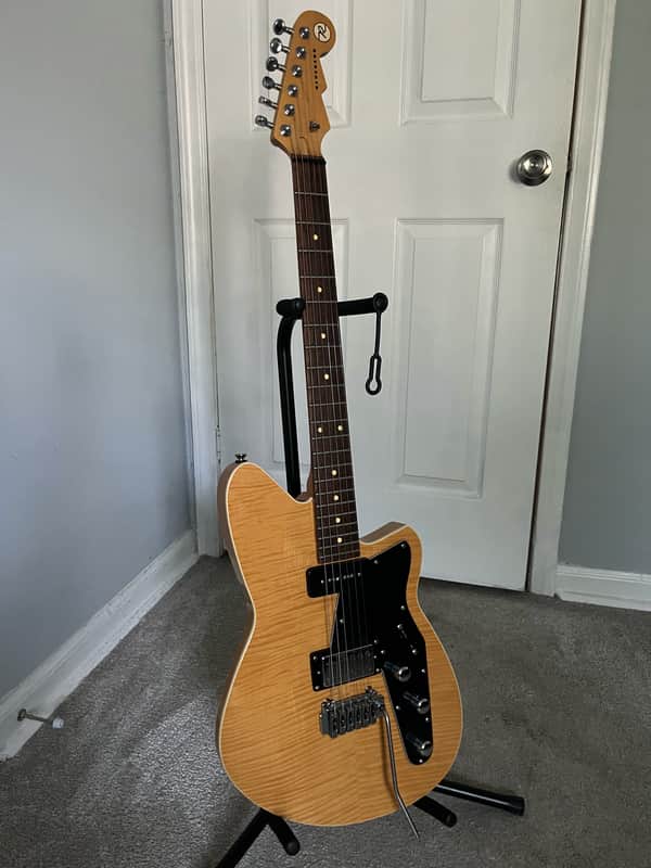 Reverend Double Agent W with Rosewood Fretboard - Natural Flame Maple image 1
