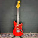 + Video Fender 1966 Mustang Kurt Cobain Fiesta Red Roseland Guitar + Vintage Hotrail + Antiquity Pickups
