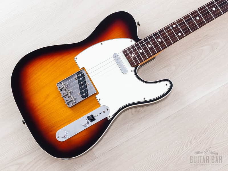 2014 Fender Telecaster Custom ‘62 Vintage Reissue TL62B Sunburst w/ American Vintage '52 Pickups, Japan MIJ