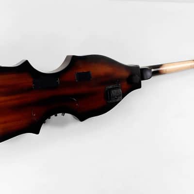BSX Bass Allegro 4-String Acoustic-Electric Upright Bass - Nutmeg image 2