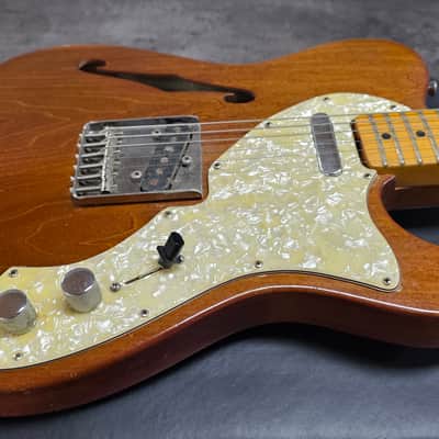 1971 Fender Telecaster Thinline American Vintage 70s USA Semi-Hollow Body Hollowbody F Hole Ash Recording Studio Electric Guitar Custom Color image 15