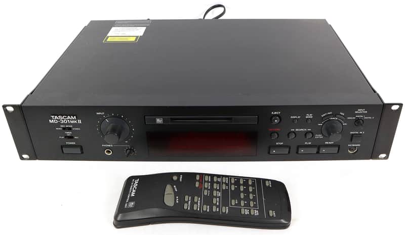 Tascam MD-301 MKII Mini-Disc Player Recorder Project with | Reverb