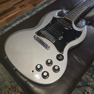 1969 Gibson SG Special - Refinished Silver - Humbuckers - w/ Chainsaw Case image 17