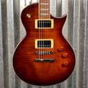ESP LTD EC-256 Flame Dark Brown Sunburst Guitar LEC256FMDBSB #4357 Used