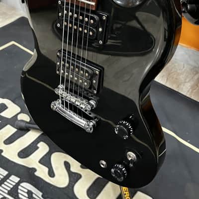 Epiphone SG Special Black electric guitar without pickguard image 1