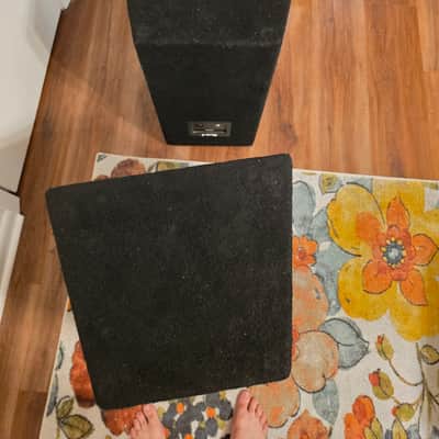Pair of Yamaha A15 2-Way 800-Watt 15" Passive Loudspeaker 2010s - Black with Stands image 6