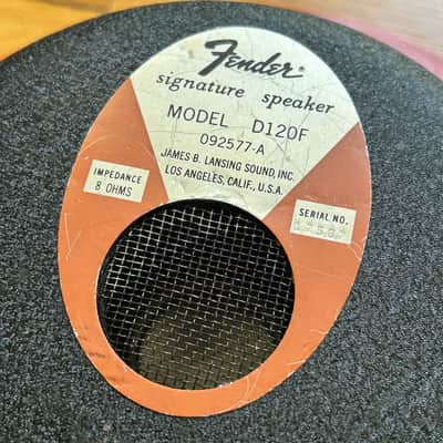JBL Fender D120 12” 8 Ohm Reconed Guitar Amplifier Speaker image 2
