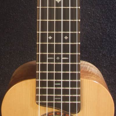 Handmade Concert Long Neck Guitarlele, Solid Spruce, Acacia, Slotted Head, Soft-bag, Bruce Wei GLL17-003 image 3