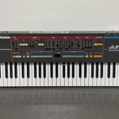 Roland Juno-106 61-Key Programmable Polyphonic Synthesizer 1984 - 1985 - Black *Serviced/overhauled/great condition* image 3