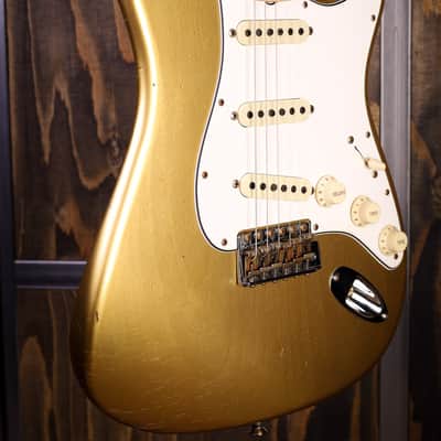 Fender Custom Shop Postmodern Stratocaster Journeyman Relic, Aged Aztec Gold image 6