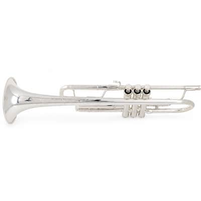 S.E. Shires Q10RS Q-Series Professional Bb Trumpet in Silver Plate SN Q7203 image 7