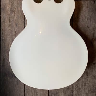 2018 Gibson ES-335 Big Block Retro LTD Release in White & hard shell case image 3