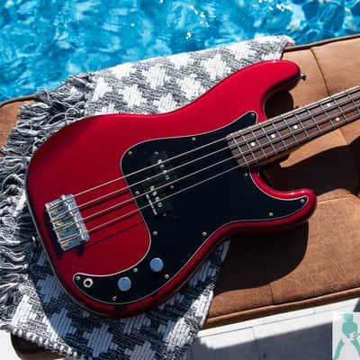 2005 Fender PB-62 Precision Bass Reissue MIJ - Old Candy Red - Pro Set Up w Perfect Frets/Action/Intonation! image 13