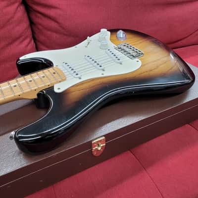 Fender Custom Shop Limited Edition 50th Anniversary '54 Stratocaster Masterbuilt By Yuriy Shishkov 2004 - Reliced 2-Tone Sunburst image 12