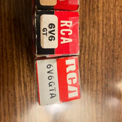RCA 6V6GT Black Plates - lot of 3 tubes image 6