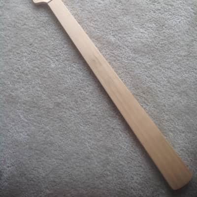 Usa Custom Jazz Bass neck fretless maple Unfinished image 6