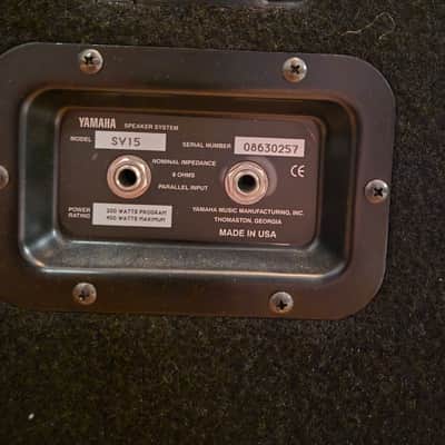2 YAMAHA S115III Club Series III 15-inch passive PA speakerS LATE 1990 - EXCELLENT image 5