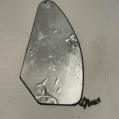 2000's Indonesian Ibanez RG Series Guitar Black Factory Control Electronics Cavity Backplate image 6