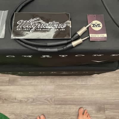 Magnatone Super 59 M80 + Matching Cab (Warehouse Speakers) 2023 - Black image 3
