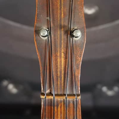 Antique Banjolele Ukulele - Closed Back with F Holes image 2