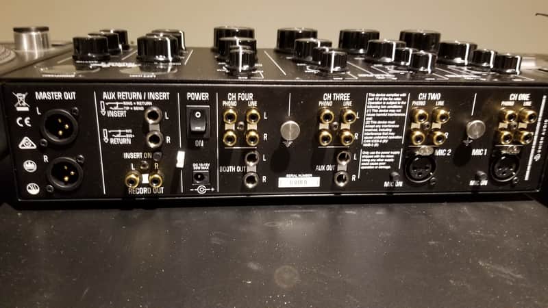 Mastersounds Radius 4 Premium DJ Mixer Black | Reverb