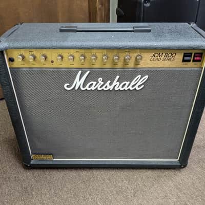 Marshall JCM 800 Lead Series Model 4211 100-Watt Master Volume 2x12 Combo 1980s - Black