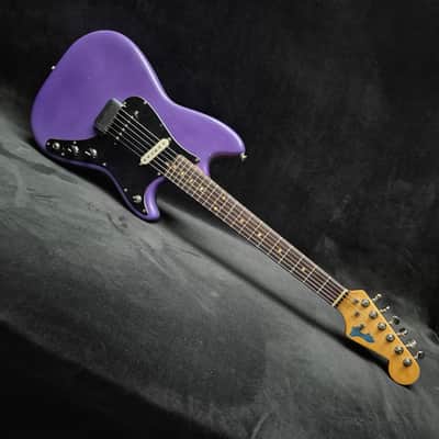 1963 Fender Duo-Sonic with Rosewood Fretboard - Transparent Red under Purple image 3