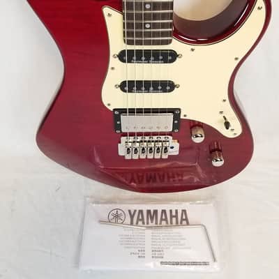 Yamaha Pacifica PAC612VIIFMX Double Cutaway Flame Maple Top H/S/S Electric Guitar, Fired Red image 1