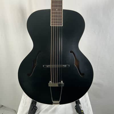 The Loar LH-300-BKM Archtop Acoustic Guitar- Black image 1