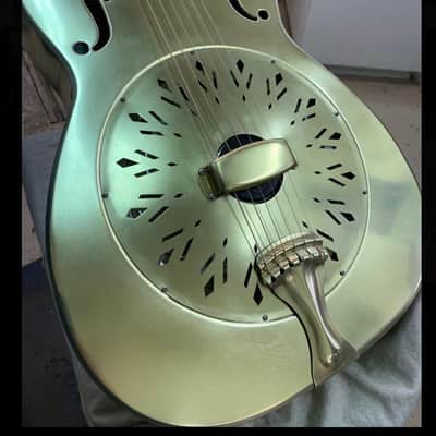 National Reso-Phonic RAW Brass 14 Fret 2025 - IN STOCK NOW! image 1